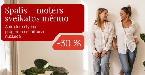 Moters sveikatos mėnuo 
